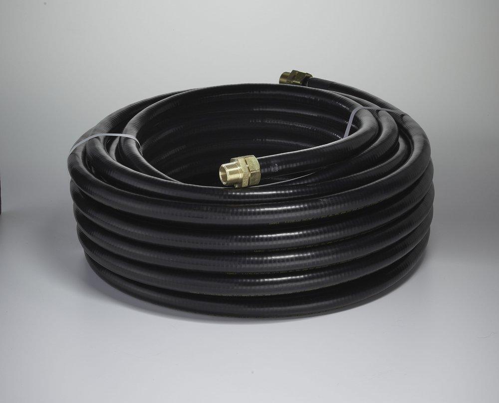 WARDFlex MAX Black 26 ft. 304 SS Stainless Steel Corrugated Tubing in Black 