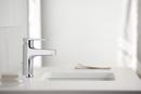 KOHLER Polished Chrome Single Handle Monoblock Bathroom Sink Faucet Lever Handle 