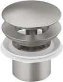 KOHLER Vibrant&reg; Brushed Nickel Metal Toe-Tap Drain 