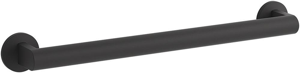 KOHLER Matte Black 18 in. Grab Bar 
