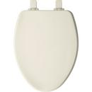 Church Seat Biscuit Elongated Closed Front with Cover Toilet Seat 
