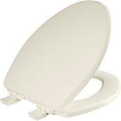 Elongated Closed Front with Cover Toilet Seat in Biscuit
