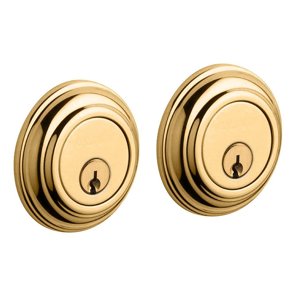 Baldwin Hardware Lifetime Polished Brass Forged Brass Deadbolt Lock 