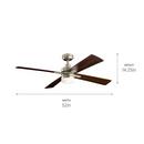 CCN 52 IN LIJA FAN LED 