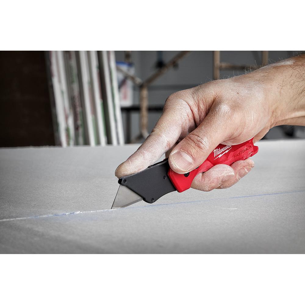 Milwaukee® Red Compact Folding Utility Knife 