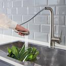 GROHE SuperSteel Single Handle Pull Down Kitchen Faucet 