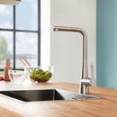 GROHE SuperSteel Single Handle Pull Down Kitchen Faucet 