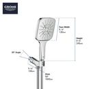 GROHE StarLight&reg; Chrome Multi Function Hand Shower 