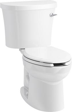 1.28 gpf Elongated Two Piece Toilet in White