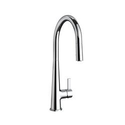 Single Handle Pull Down Kitchen Faucet in Chrome