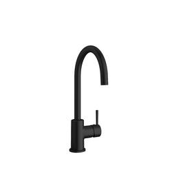 Single Handle Kitchen Faucet in Matte Black