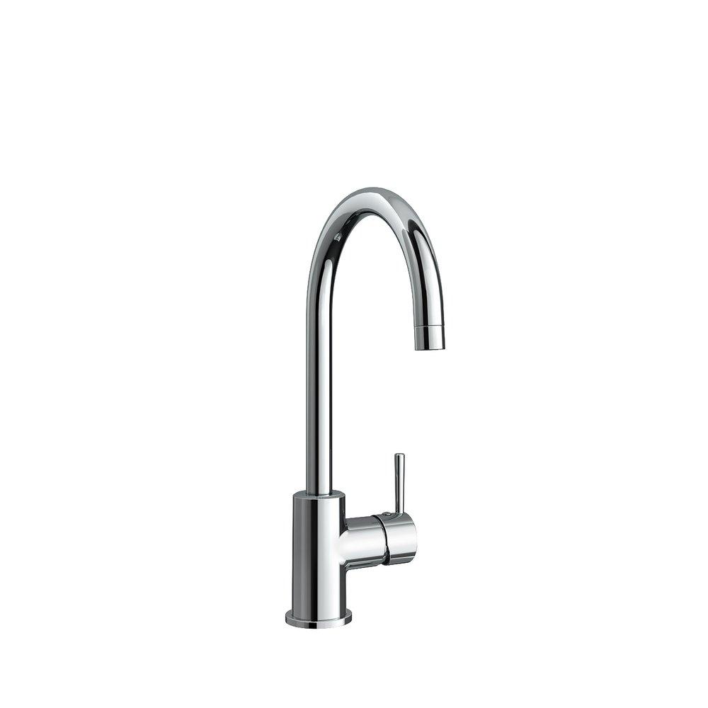 PROFLO&reg; Chrome Single Handle Kitchen Faucet 