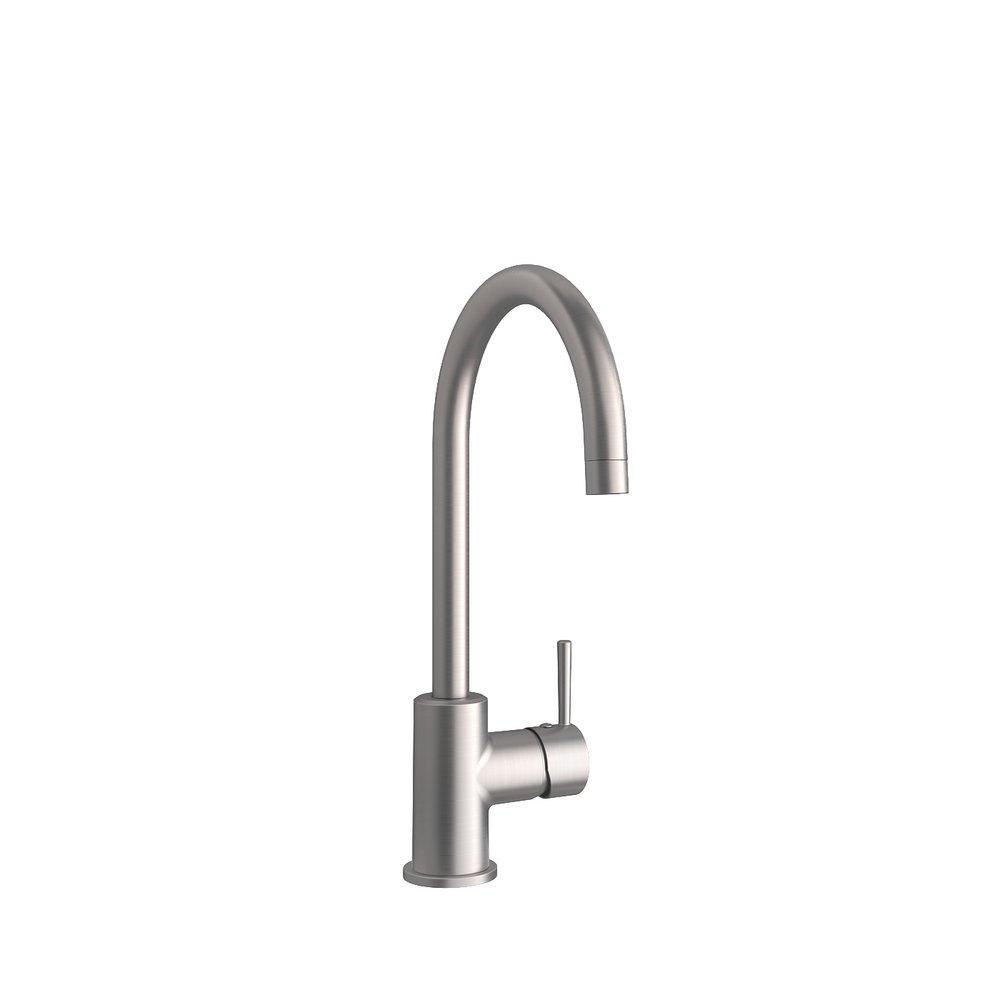 PROFLO&reg; Brushed Nickel Single Handle Kitchen Faucet 