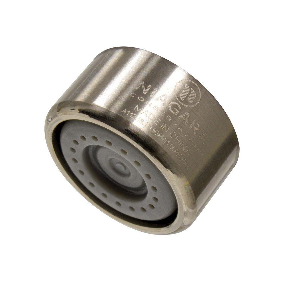 Niagara Brushed Nickel Dual Threaded Aerator (Pack of 6) 