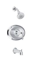 One Handle Single Function Bathtub & Shower Faucet in Polished Chrome