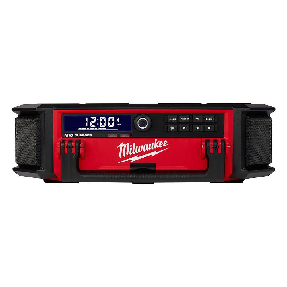 Milwaukee® Black Cordless Bluetooth Radio and Charger 