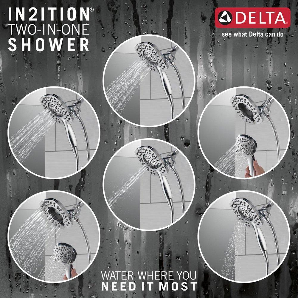 Delta Faucet Chrome Multi Function Hand Shower 