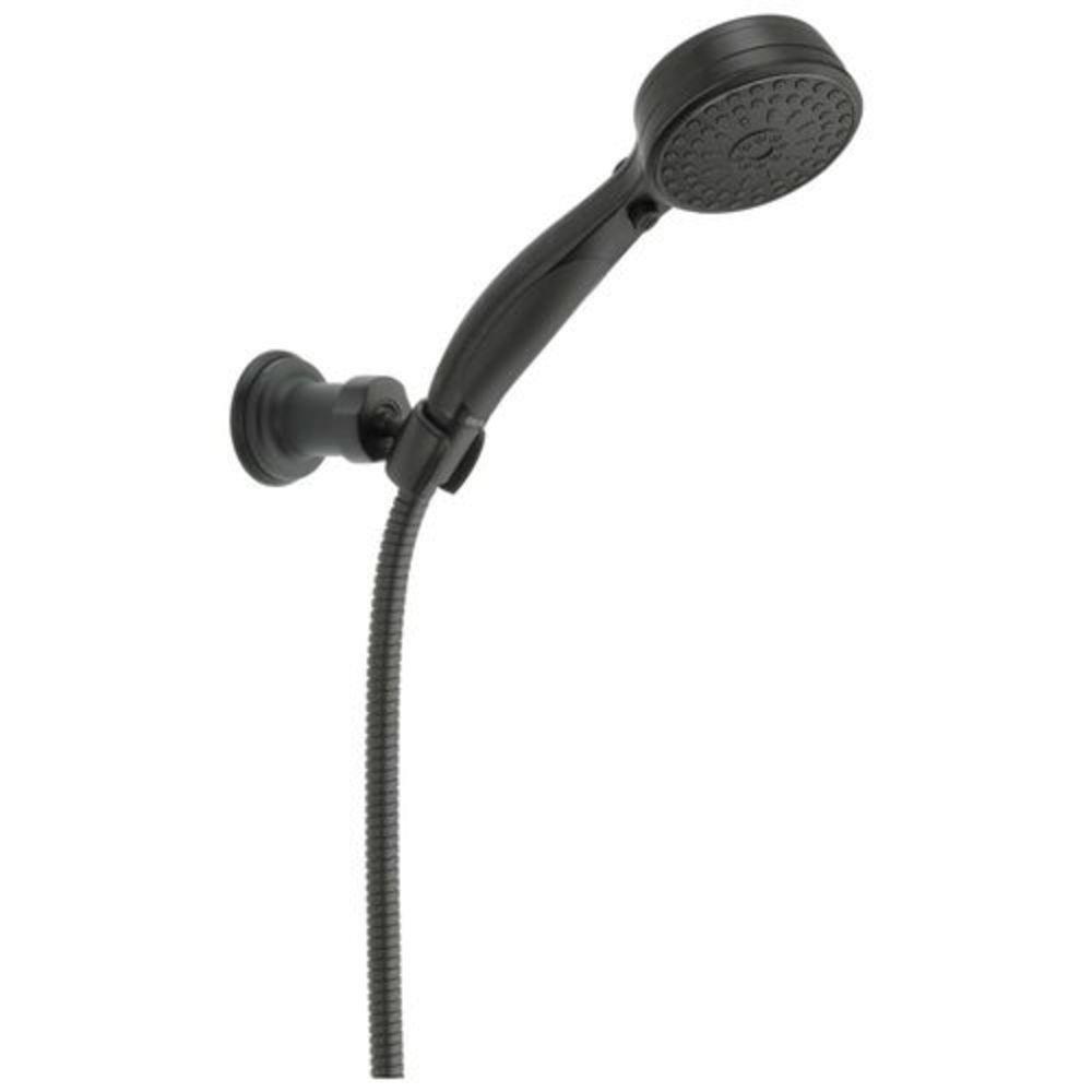 Delta Faucet Matte Black Multi Function Hand Shower 
