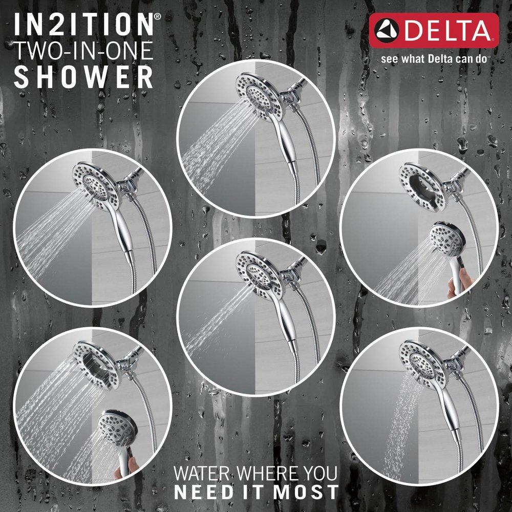 Delta Faucet Chrome Multi Function Hand Shower 