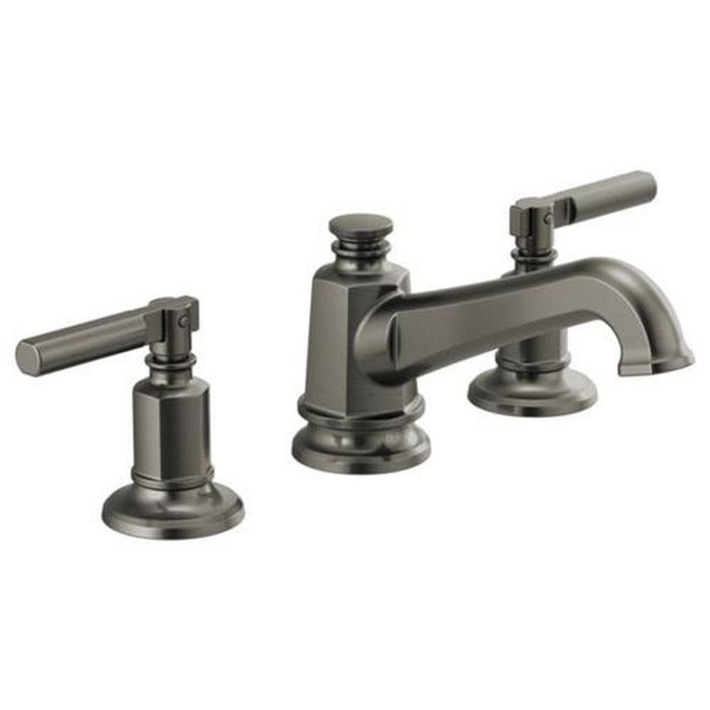 Brizo Luxe Steel Two Handle Widespread Bathroom Sink Faucet Handles Sold Separately 