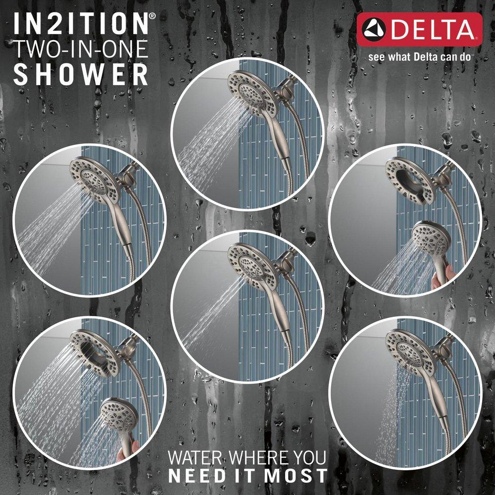 Delta Faucet Brilliance&reg; Stainless Multi Function Hand Shower 