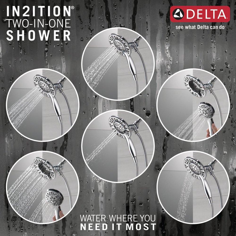Delta Faucet Brilliance&reg; Stainless Multi Function Hand Shower 