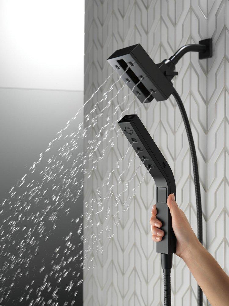 Delta Faucet Matte Black Multi Function Hand Shower 