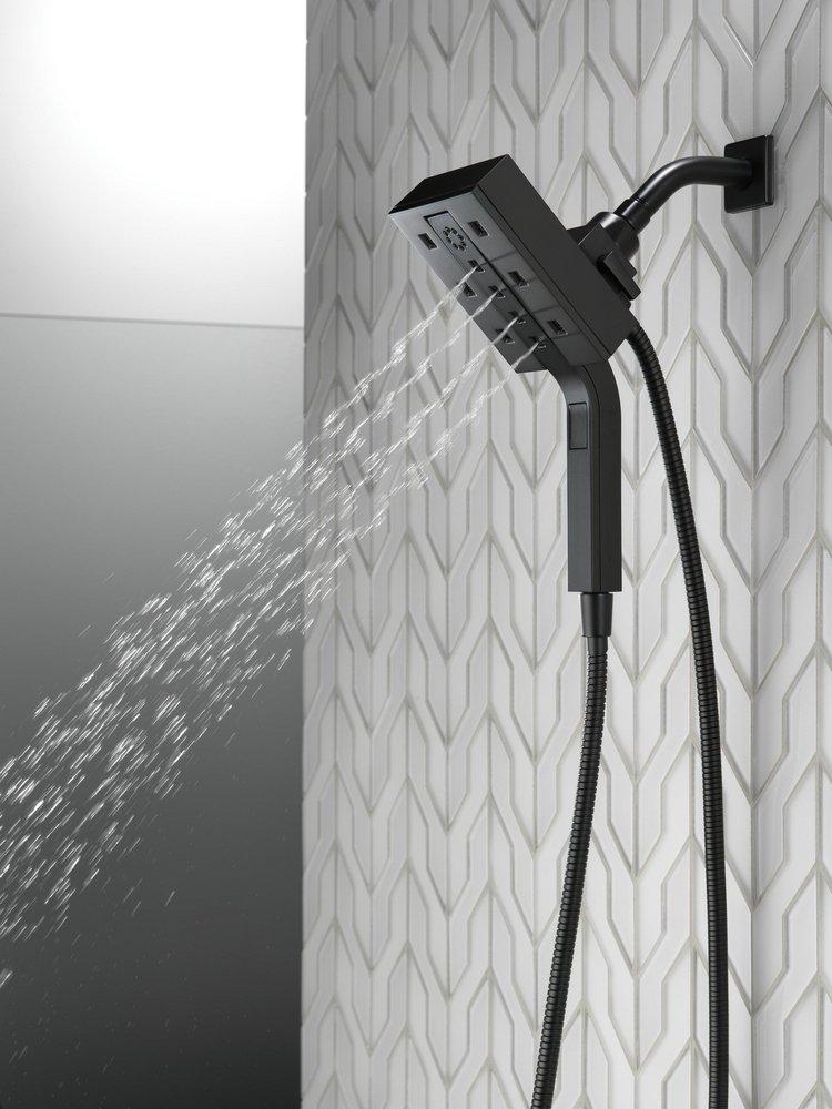 Delta Faucet Matte Black Multi Function Hand Shower 