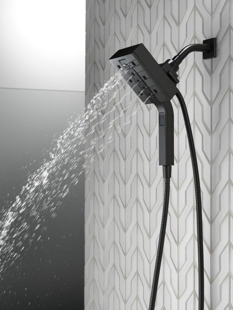 Delta Faucet Matte Black Multi Function Hand Shower 