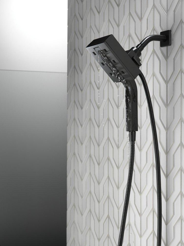 Delta Faucet Matte Black Multi Function Hand Shower 