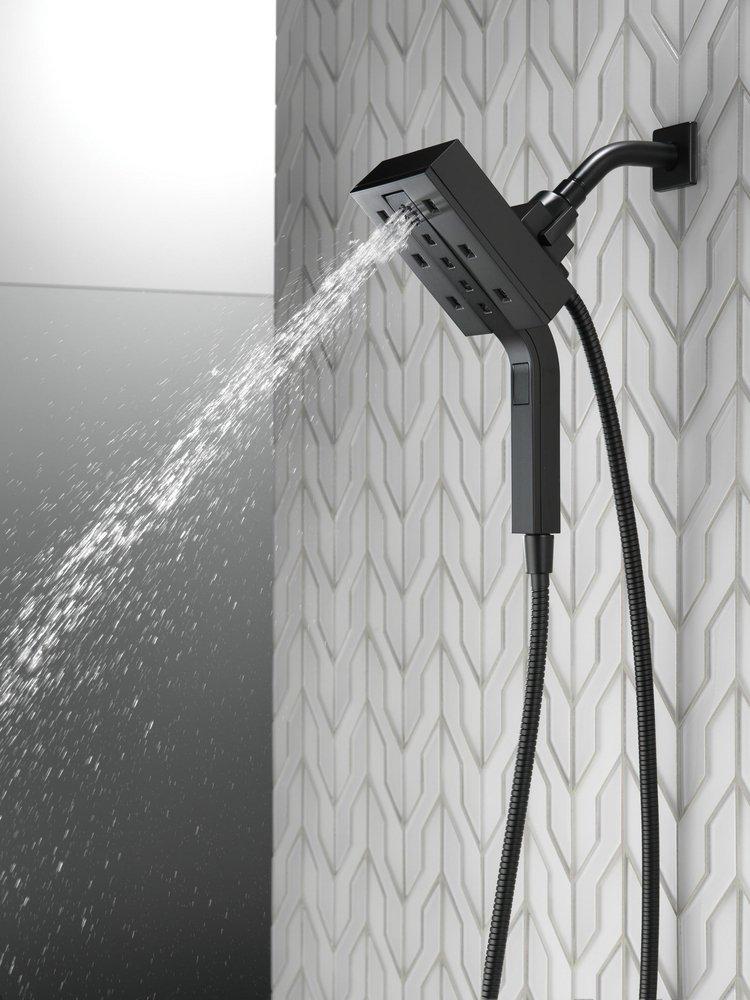 Delta Faucet Matte Black Multi Function Hand Shower 