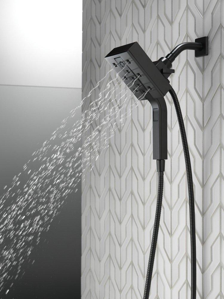 Delta Faucet Matte Black Multi Function Hand Shower 