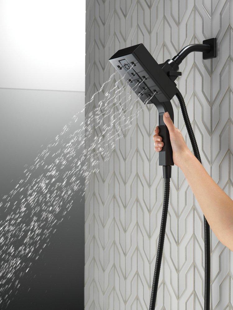 Delta Faucet Matte Black Multi Function Hand Shower 