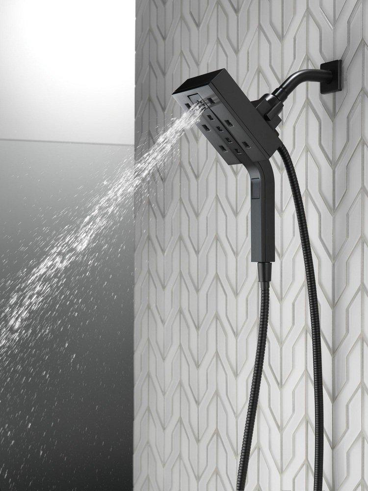 Delta Faucet Matte Black Multi Function Hand Shower 