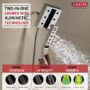 Delta Faucet Matte Black Multi Function Hand Shower 