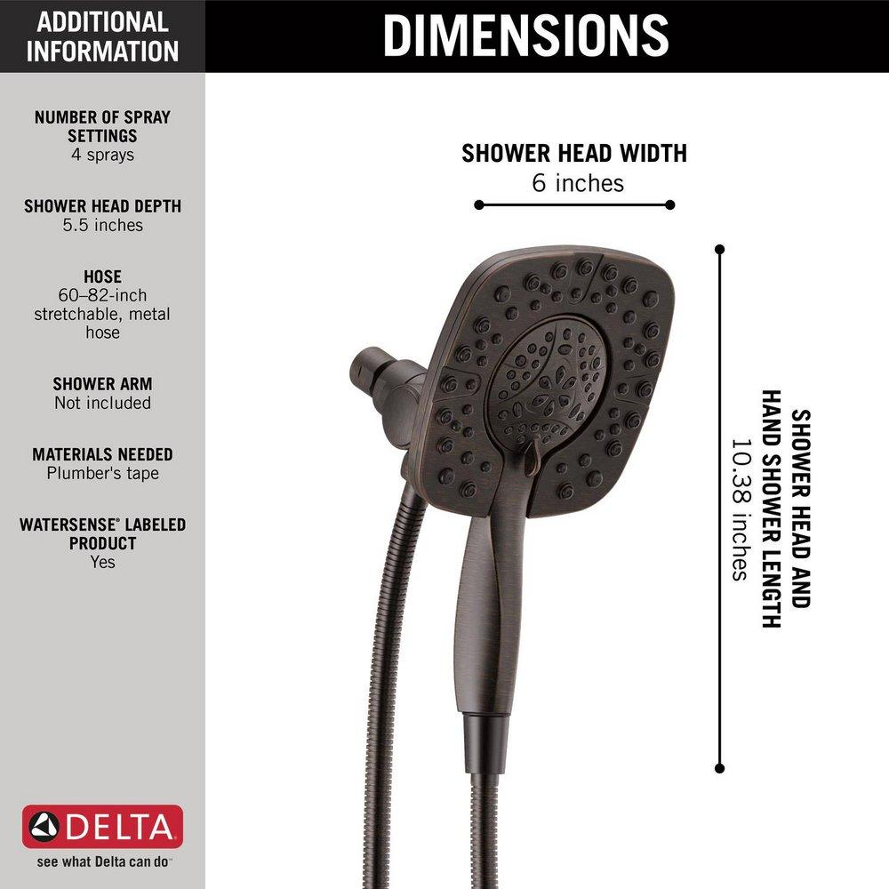 Delta Faucet Venetian Bronze Multi Function Hand Shower 