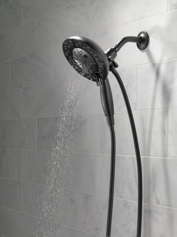 Delta Faucet Matte Black Multi Function Hand Shower 