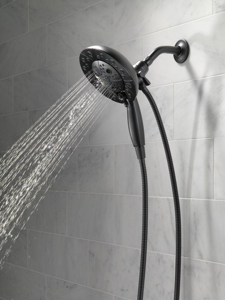 Delta Faucet Matte Black Multi Function Hand Shower 