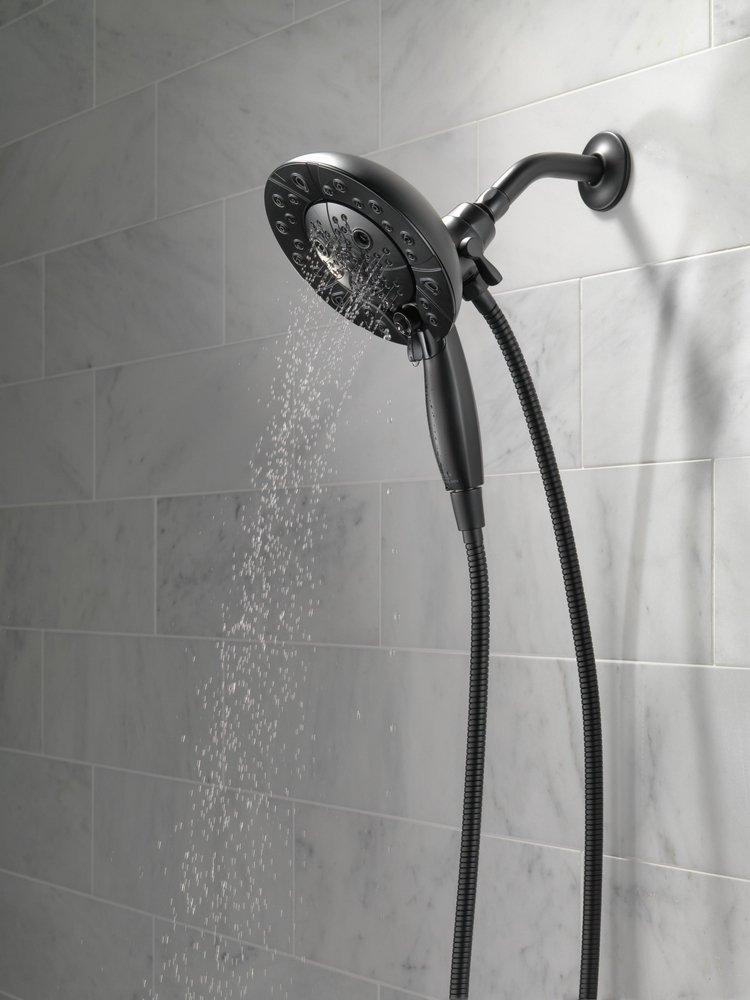 Delta Faucet Matte Black Multi Function Hand Shower 