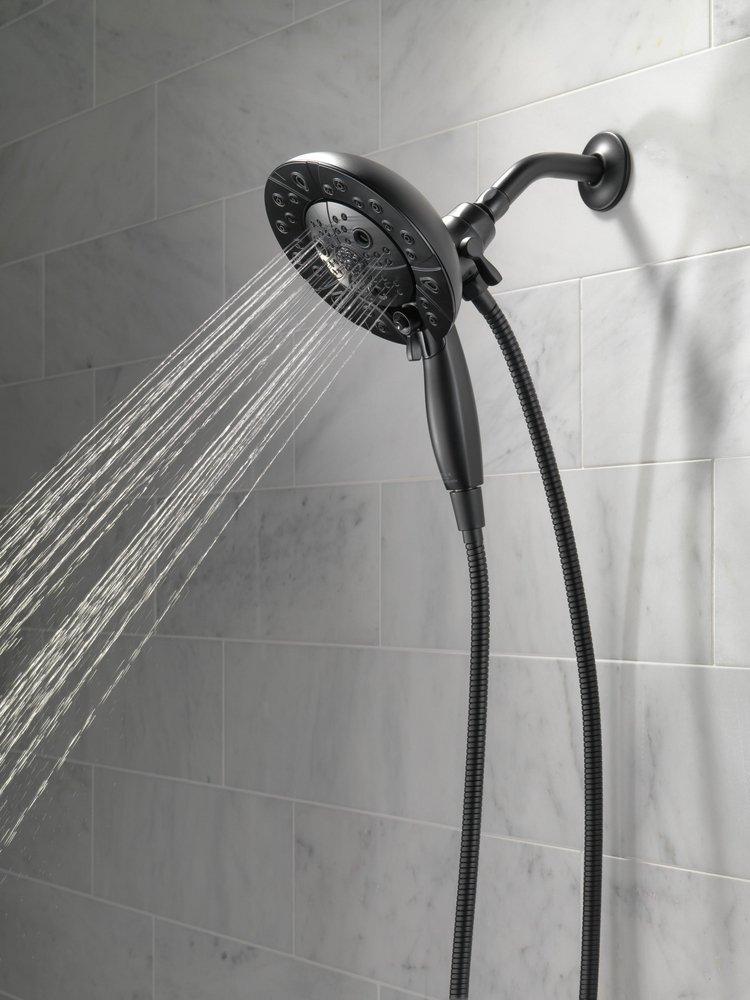Delta Faucet Matte Black Multi Function Hand Shower 