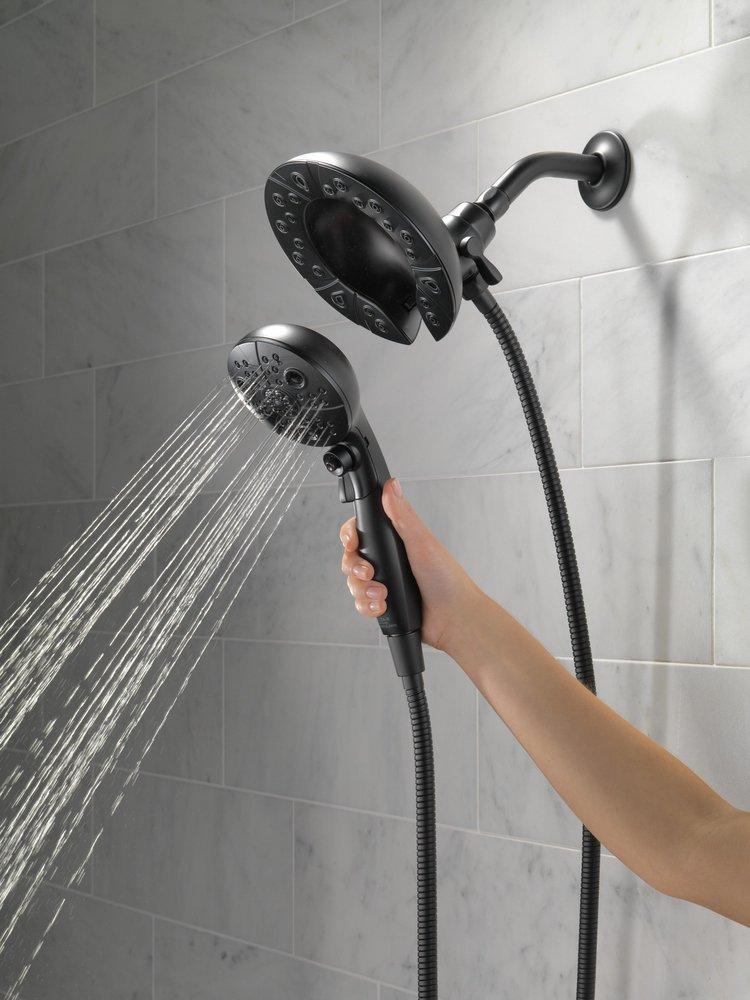 Delta Faucet Matte Black Multi Function Hand Shower 