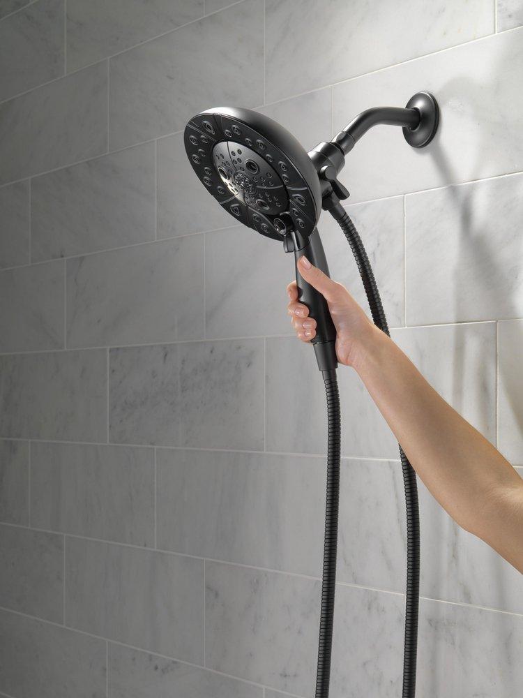 Delta Faucet Matte Black Multi Function Hand Shower 