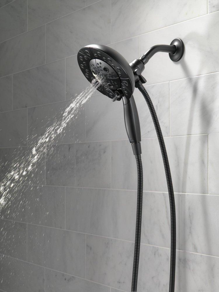 Delta Faucet Matte Black Multi Function Hand Shower 