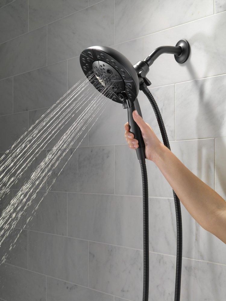 Delta Faucet Matte Black Multi Function Hand Shower 