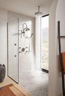 Brizo Luxe Steel Multi Function H2Okinetic&reg; Rinsing Spray, Massage and Pause Showerhead 