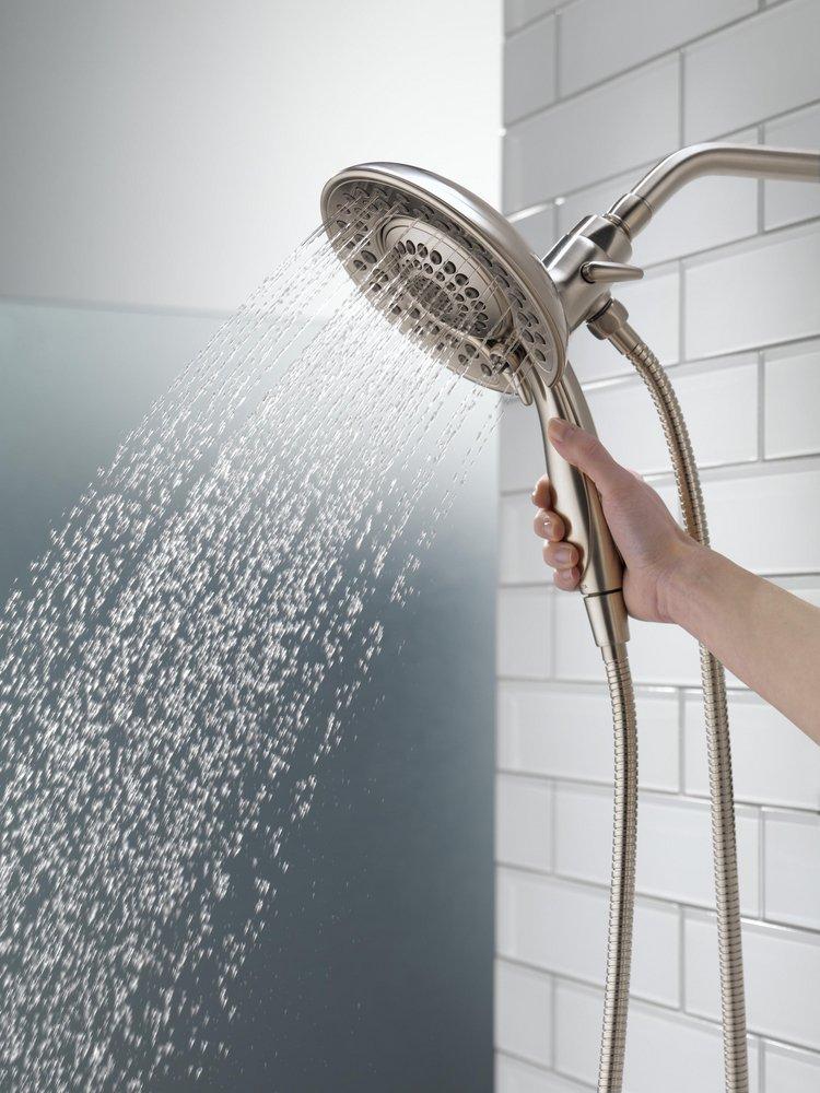 Delta Faucet Brilliance Stainless Multi Function Hand Shower 