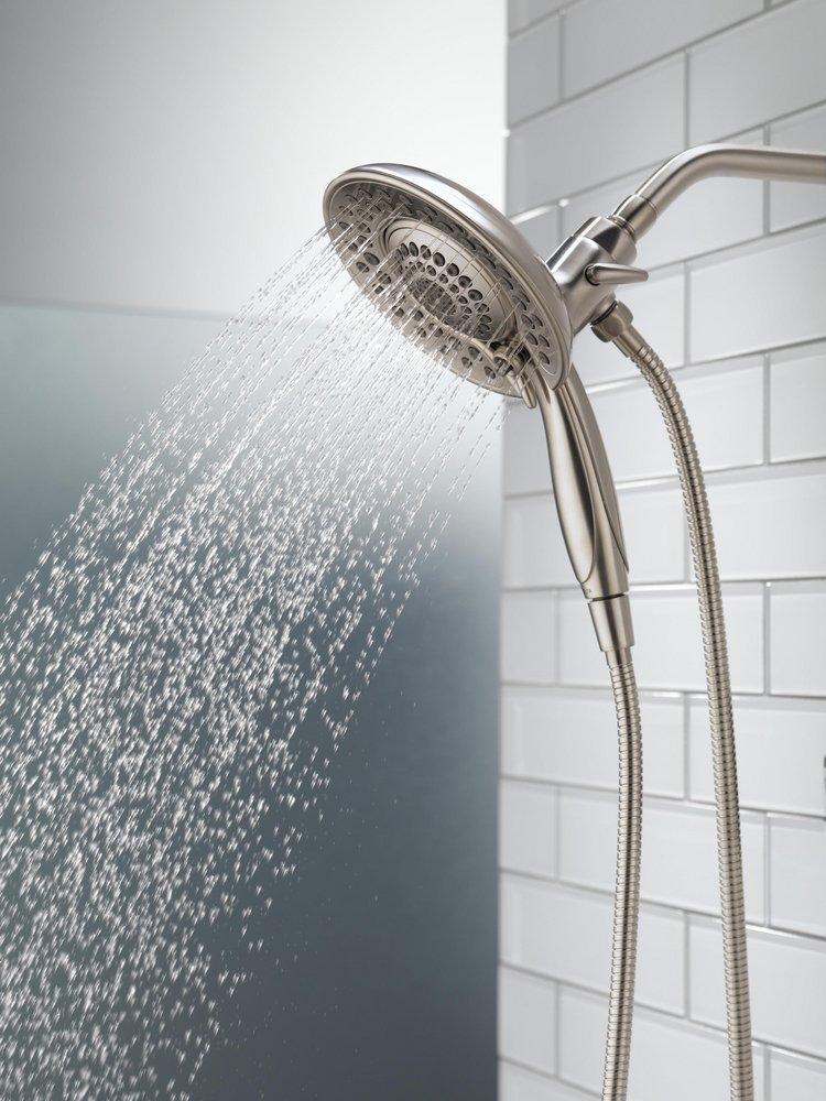 Delta Faucet Brilliance Stainless Multi Function Hand Shower 