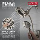 Delta Faucet Brilliance&reg; Stainless Multi Function Hand Shower 