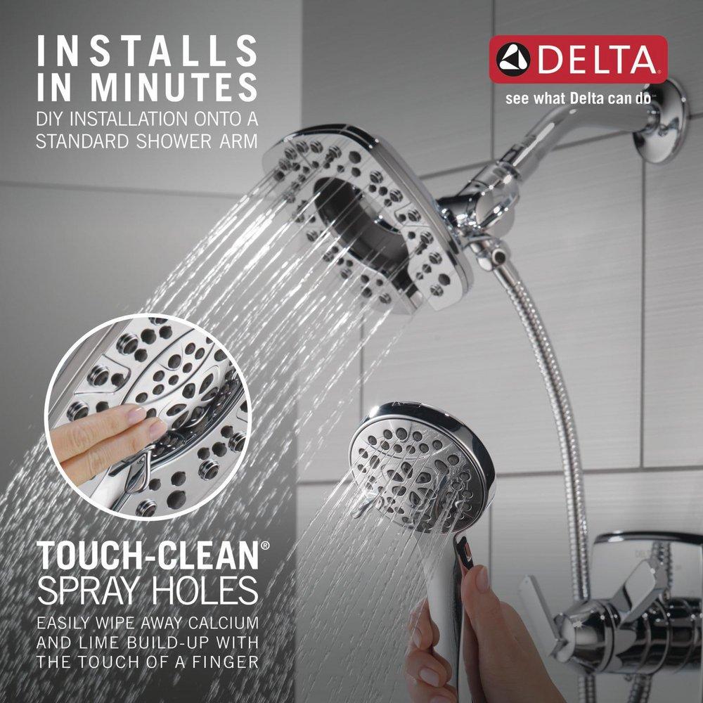 Delta Faucet Brilliance&reg; Stainless Multi Function Hand Shower 