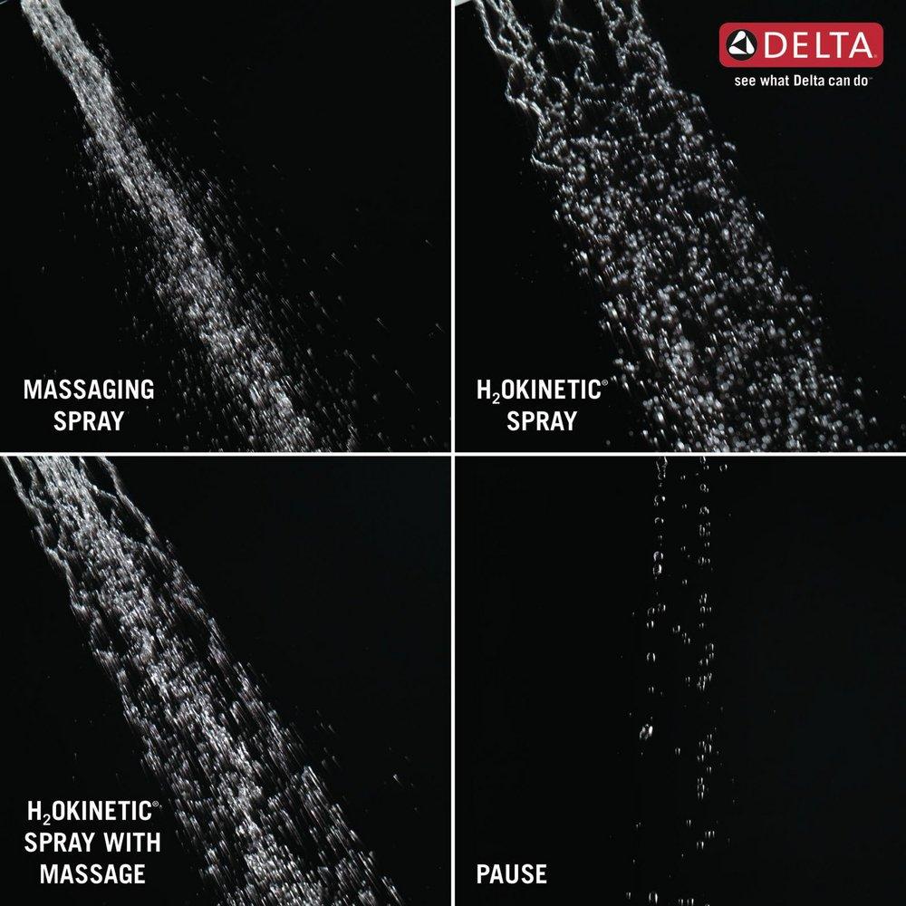 DELTA UNIVERSAL SHOWERING COMPONENTS: IN2ITION H2O HSSH 2.5GPM W/MAGNATITE 4S 